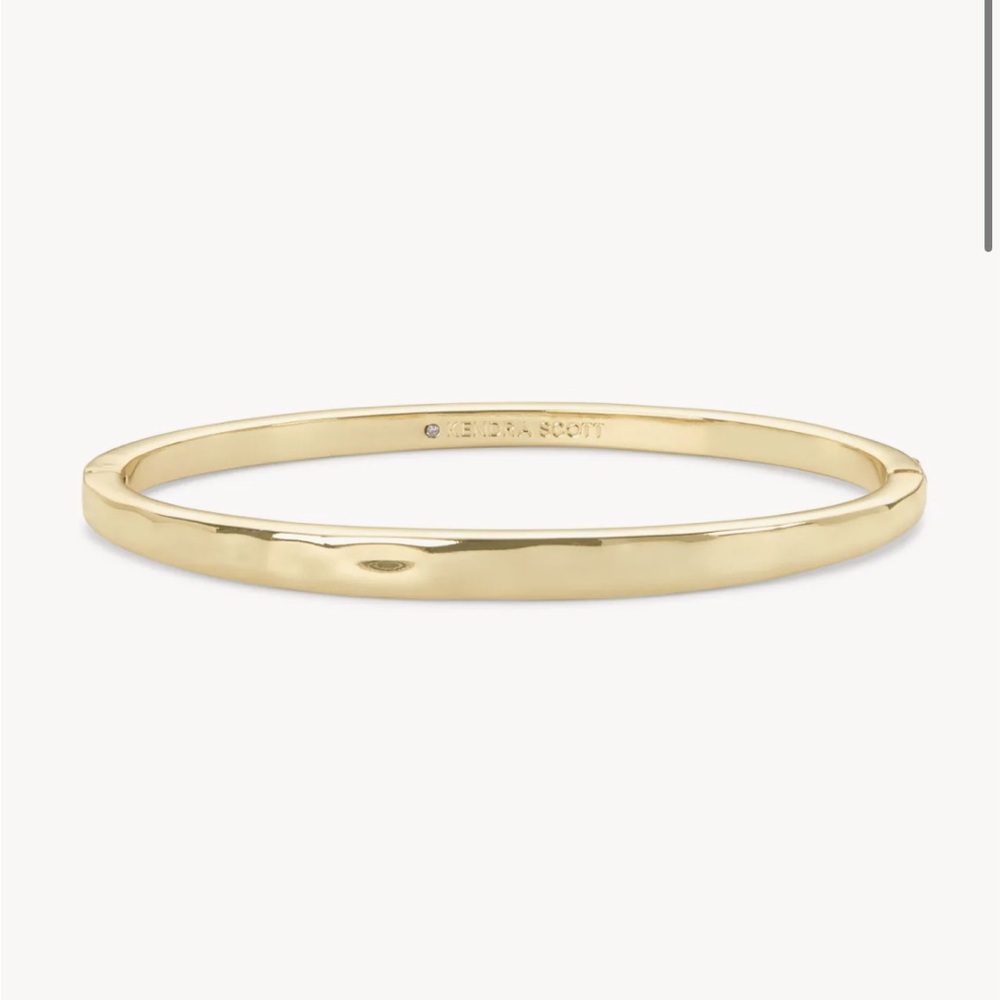 Gold Kendra Scott Zorte Bangle Bracelet